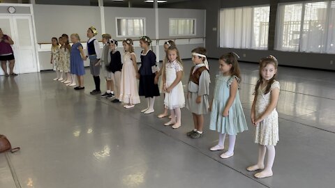 Ballet Rejoice children perform “The Lonely Goatherd”
