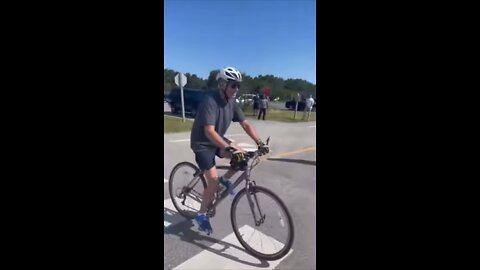 Secret Service Audio of Biden Falling Off His Bike