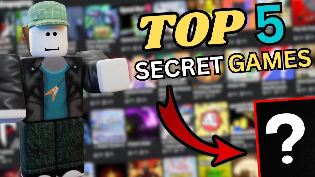 TOP 5 HIDDEN GAMES ON ROBLOX