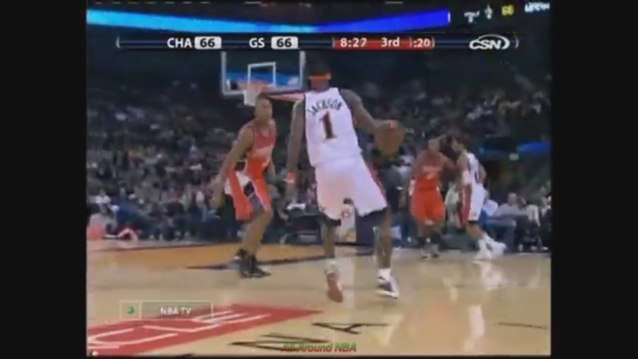 Stephen Jackson 33 Points 8 Ast 3 Stl Vs. Bobcats, 2008-09.