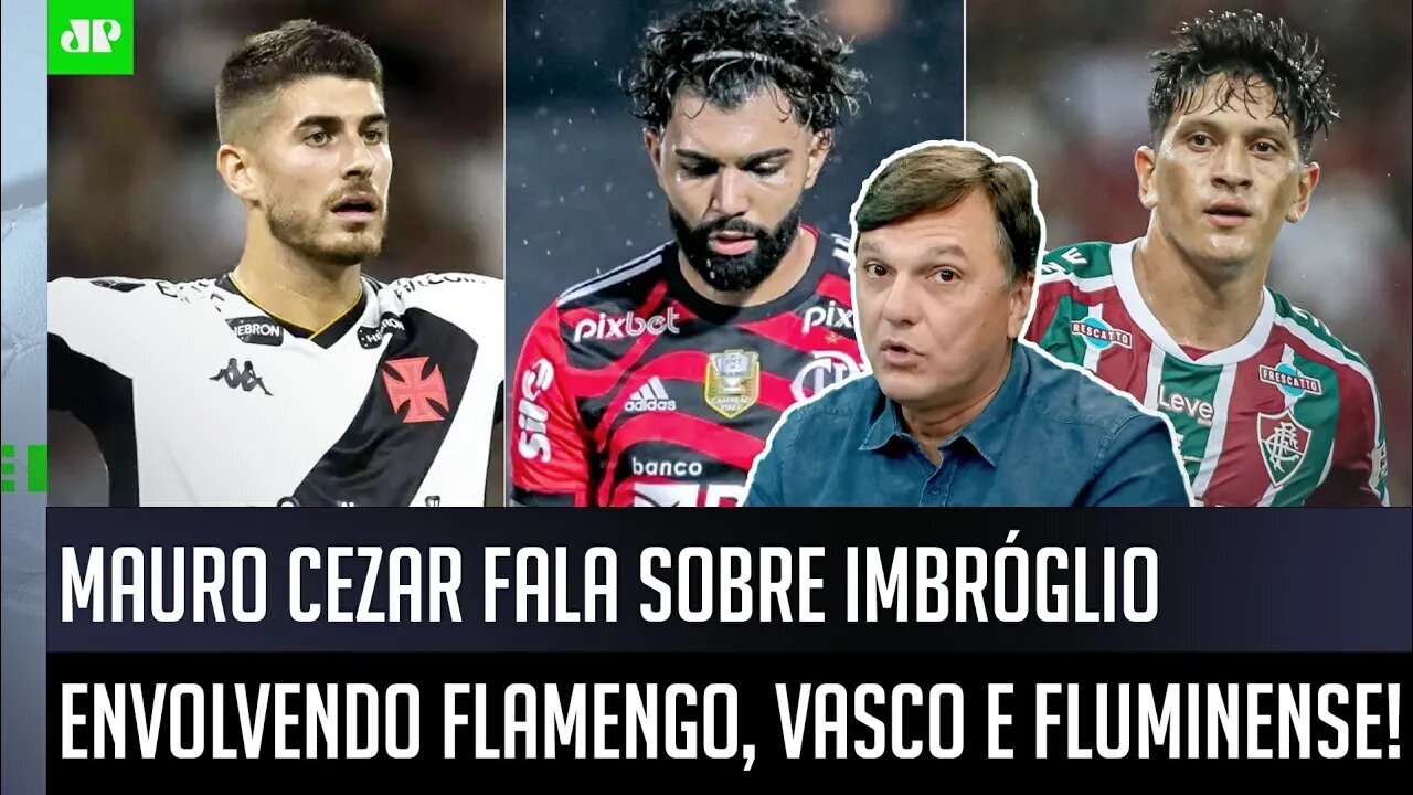 "Essa é uma situação ABSOLUTAMENTE BIZARRA!" Mauro Cezar MANDA A REAL sobre Vasco, Flamengo e Flu!