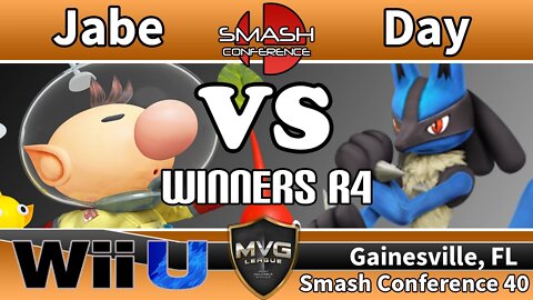 Jabe (Olimar) & ONI|Day (Lucario) - SSB4 Winners R4 - Smash Conference 40