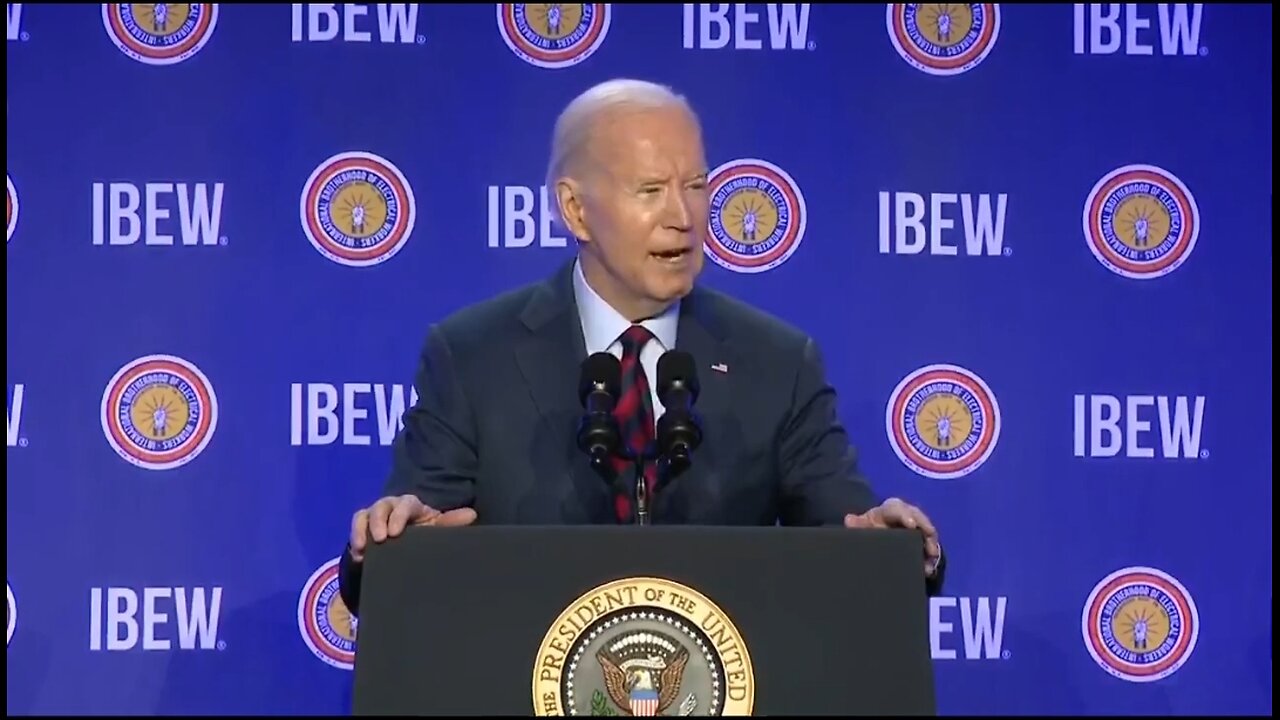 Biden Screams, Mumbles About Electrician Training