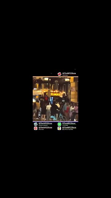 Chicagans Take Over A Bus 🟠⚪🟣 NPC Crime