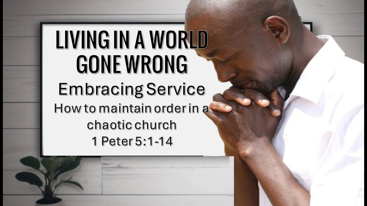 EMBRACING SERVICE: How to maintain order in a chaotic church.