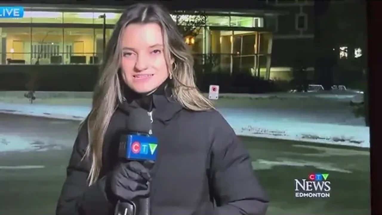 Jessica Robb, canadian reporter for CTV suffers MEDICAL EMERGENCY live on air