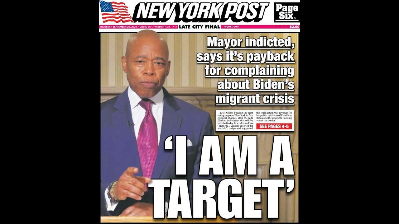 democrat NYC Mayor Eric Adams TEES OFF Trump Deranged Reporter Crying Madison Square Garden NY Rally