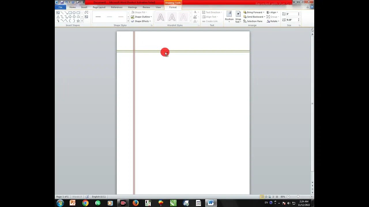 how to make notobook paper in ms word l Free File l #HaseebCorelDrawGraphics