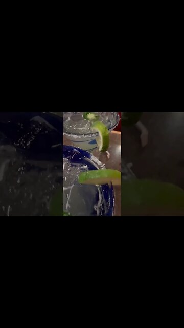 These 2 Patron Silver Margaritas were good…, real flavor not artificial!!