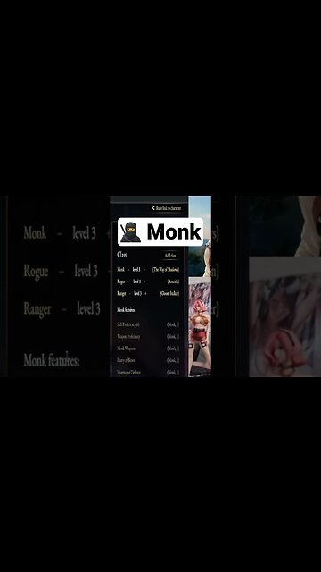 Ninja Build for Baldur's Gate 3 Triple Multiclass #gaming #rpg #gaming #shorts #videogames #bg3