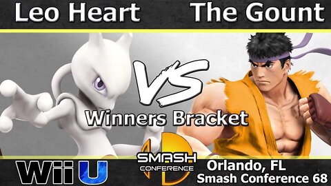 FBC Leo Heart (Mewtwo) vs. The Gount (Ryu) - Wii U Winner's Bracket - SC:68
