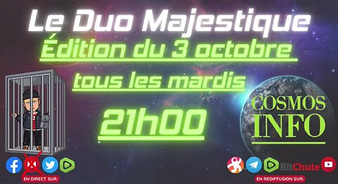 Duo Majestique 3 octobre 23, Petit Albert ,Cosmos