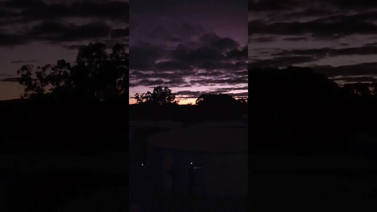 A Purple Sky Sunset