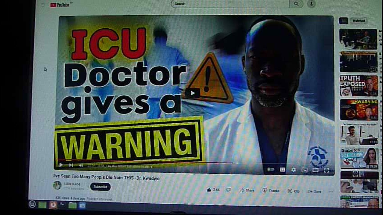 LISTEN TO WHAT THIS DOCTOR HAS TO SAY!!!