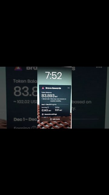 How the Brave Browser Pays Me In Crypto #Shorts