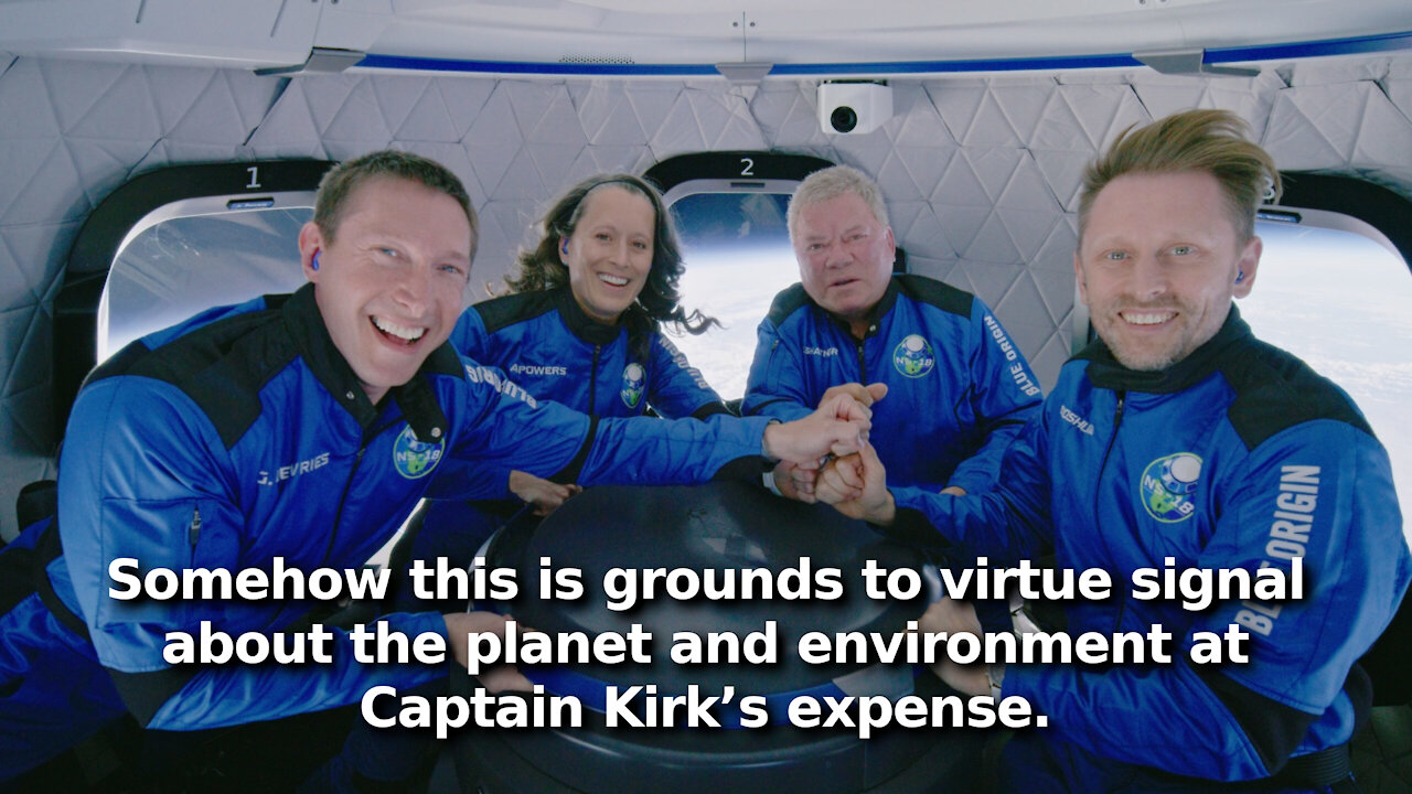 The Rich and Famous are Beyond Salty William Shatner Went to Space, Use it to Virtue Signal