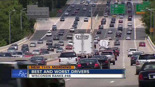 Wisconsin drivers rank poorly in new survey