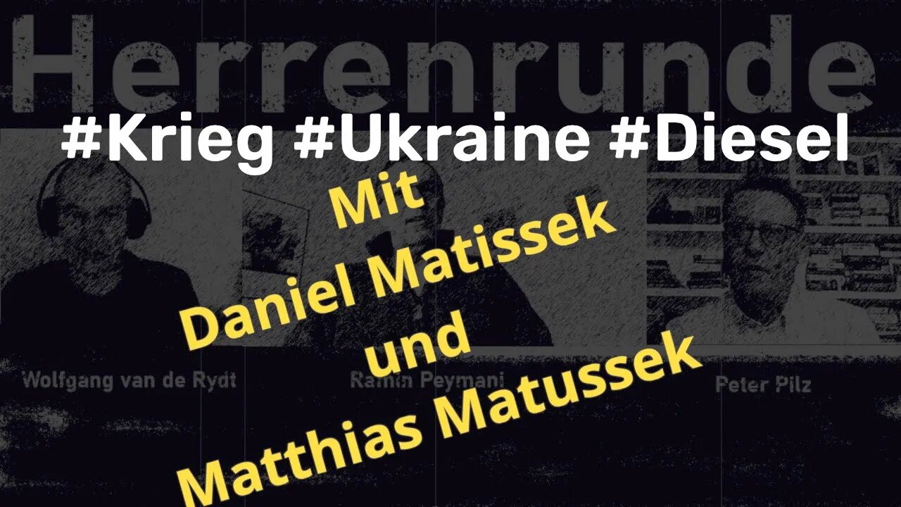 Herrenrunde: Mit Matthias Matussek und Daniel Matissek