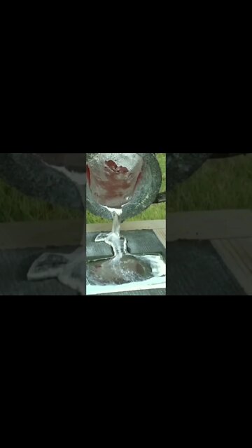 ASMR flowing Molten Metal #asmr #viral #fyp #relaxing