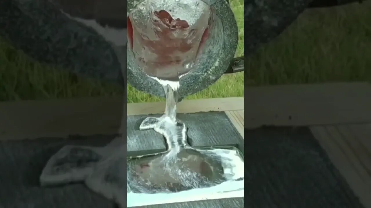ASMR flowing Molten Metal #asmr #viral #fyp #relaxing