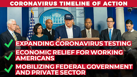 Trump Decisive Timeline To Combat The Coronavirus