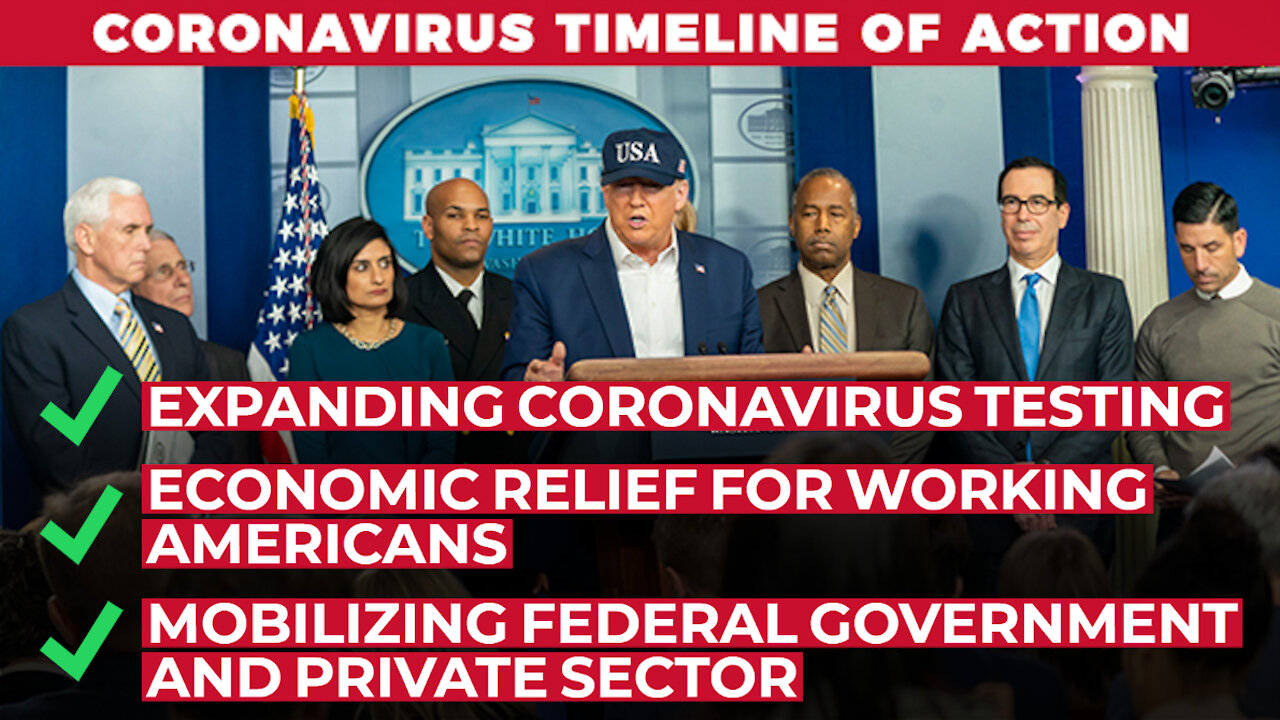 Trump Decisive Timeline To Combat The Coronavirus
