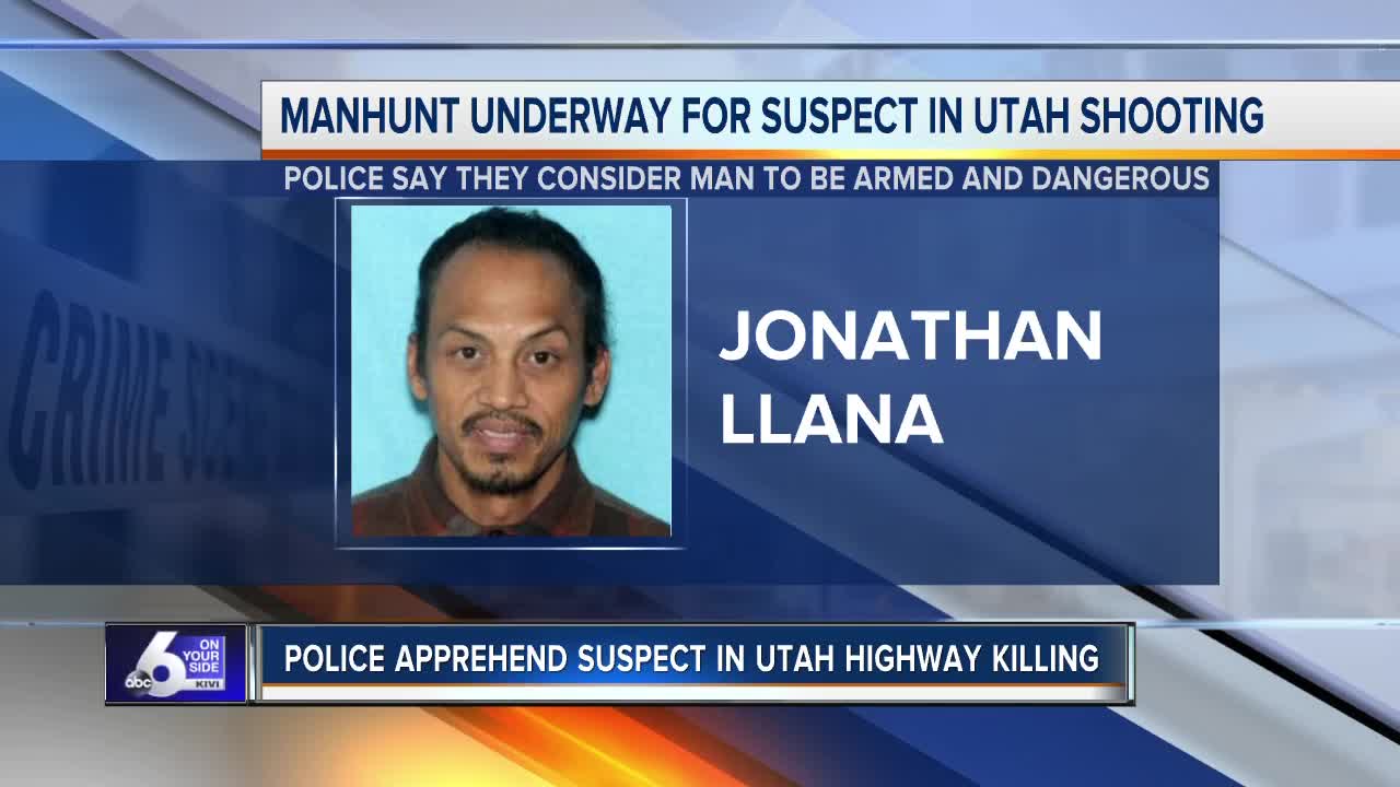 Police apprehend suspect in Utah highway killing