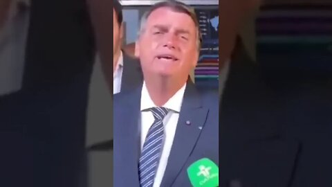 Bolsonaro na chegada da band jornalismo #shorts