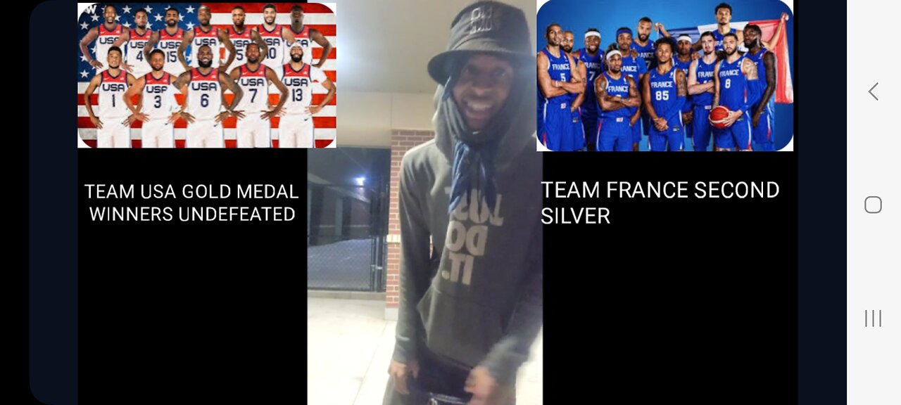 TEAM USA VS TEAM FRANCE AYE UNDEFEATED GOLD WINNERS USA CUZ WE BUILT LIKE DAT NO CAP WE UP💪🏾🔵