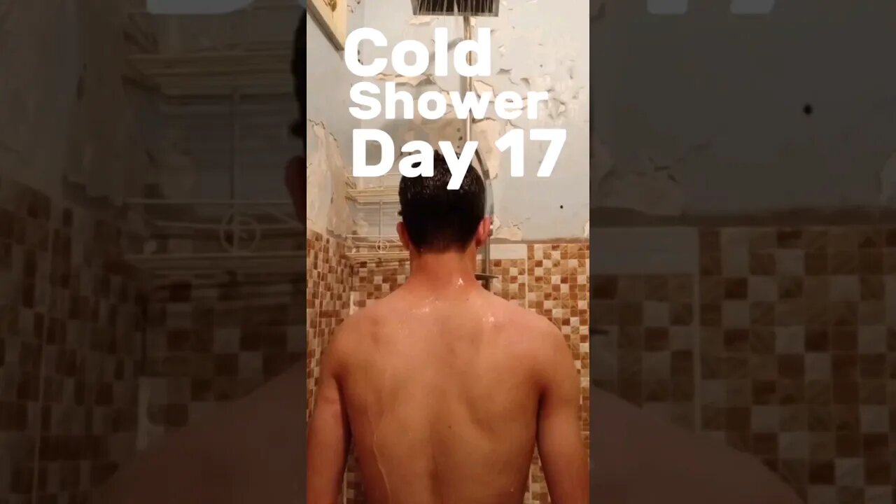 Cold Shower Day 17 ✌️ #coldshower #workout