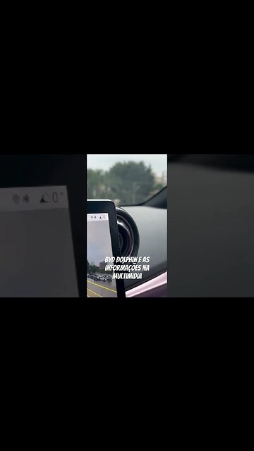 Byd Dolphin traz diversas informações na Multimidia. #mobilidadeeletrica #elétrico #byd #byddolphin