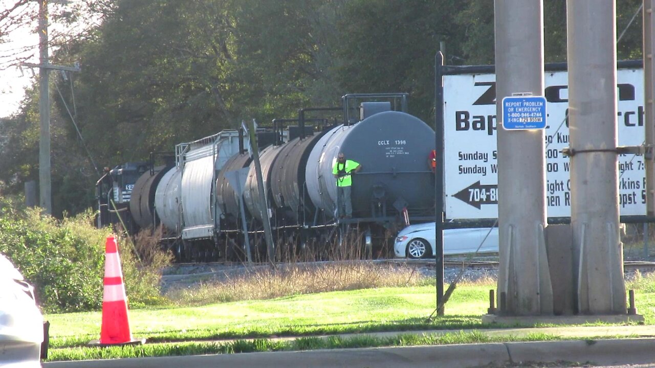 Norfolk Southern Train Hitting A Car In Gastonia