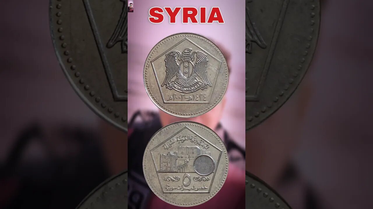 SYRIA 5 LIRAS 2003. #shorts #viral #coinnotesz