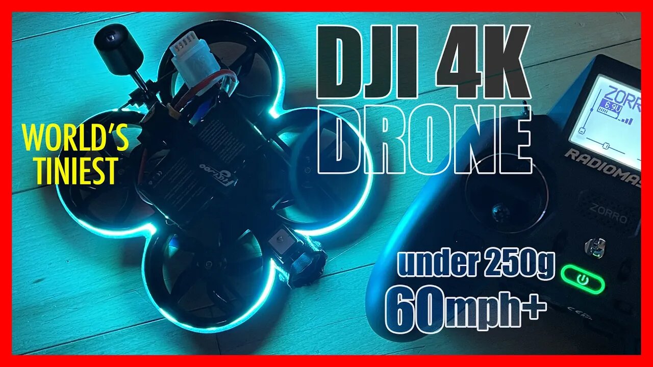 WORLD'S Tiniest! - DJI 4K Cinema Drone with GPS under 250 grams 🔥