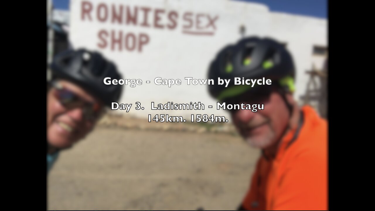 Day 3. Ladismith To Montagu