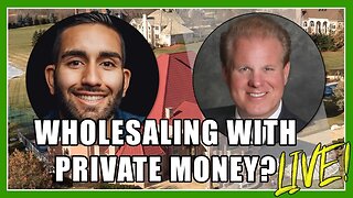 Wholesaling With Private Money | Raising Private Money With Jay Conner