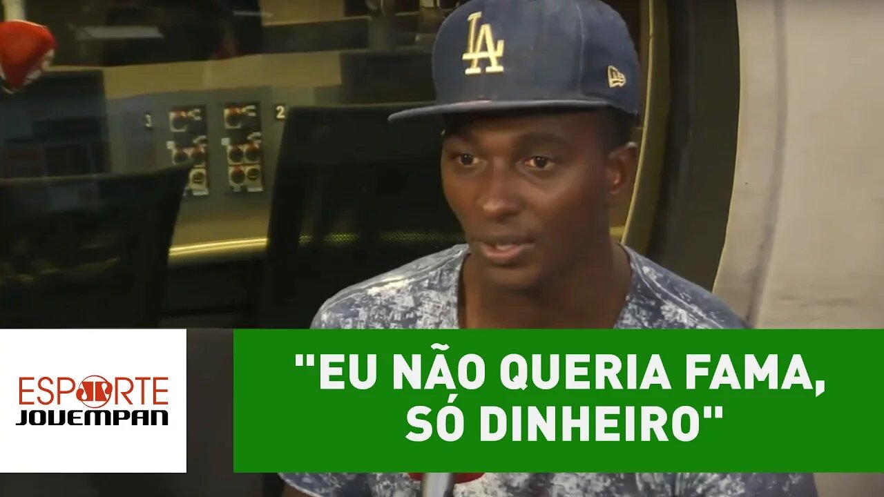 "Eu não queria fama, só dinheiro", diz 'gato' da Copinha
