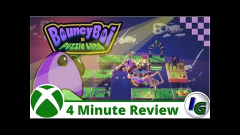 BouncyBoi In Puzzle Land 4 Minute Game Review on Xbox