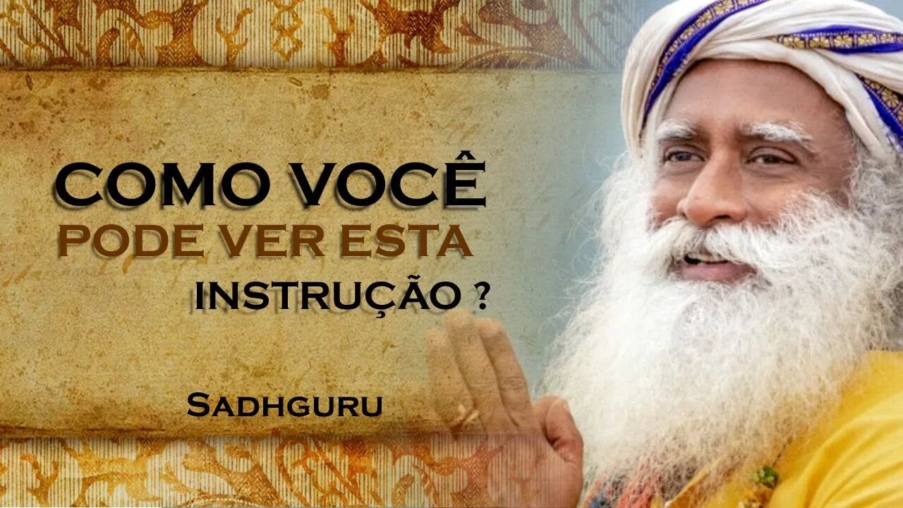 O CORPO É SEU MAIOR NUTRICIONISTA, SADHGURU DUBLADO