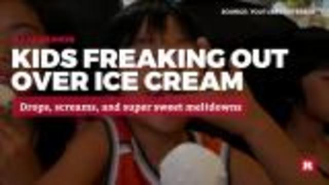 Kids' best ice cream meltdowns | Rare Humor