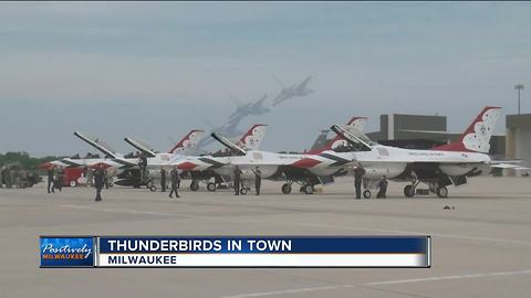 Thunderbirds in town for Air and Water Show