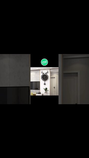 Modern Minimalist Clock Wall Household Light Luxury Wall Watch #homedecor #lifestyle #shorts #fyp