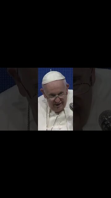 Pope Francis loses temper at woman who asks to bless her dog #shorts