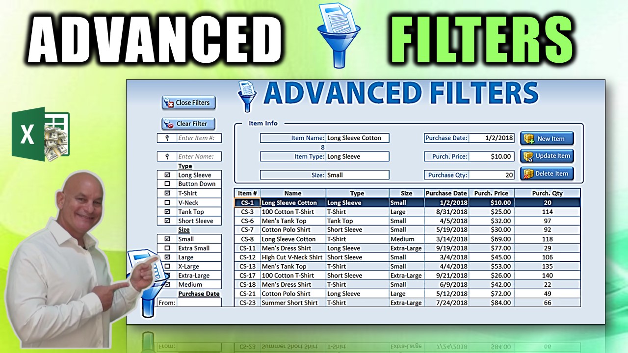 Learn How To Create This AMAZING Excel ONE CLICK Dynamic Filter Workbook