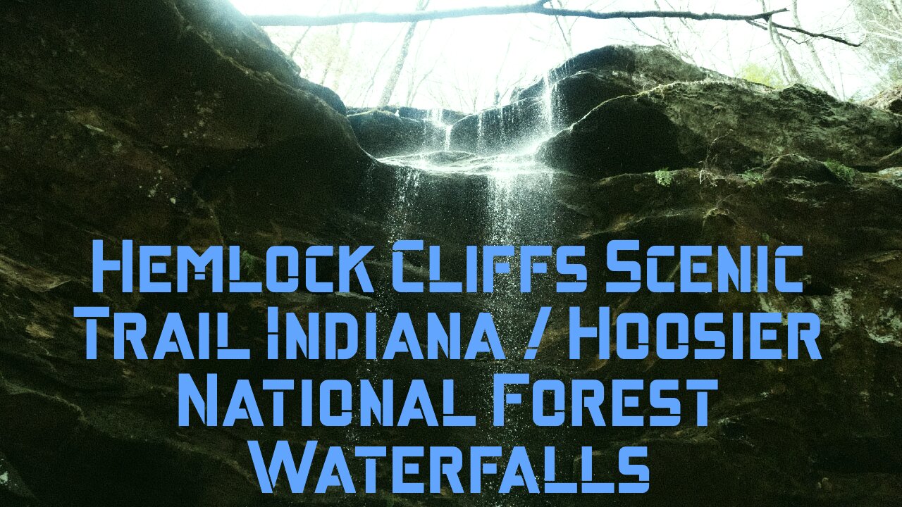 HEMLOCK CLIFFS SCENIC TRAIL INDIANA / Hiking Hoosier National Forest Waterfalls / Southern Indiana