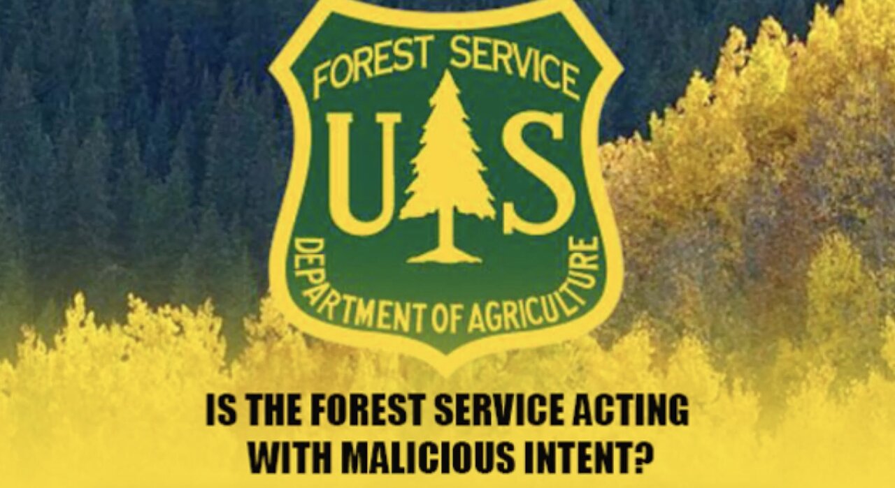 Is the Forest Service acting with malicious intent?