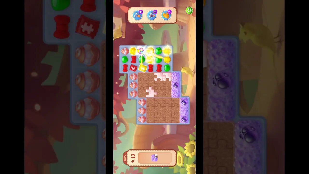 Shorts Playrix Homescapes Gameplay Walkthrough Level 12593-010