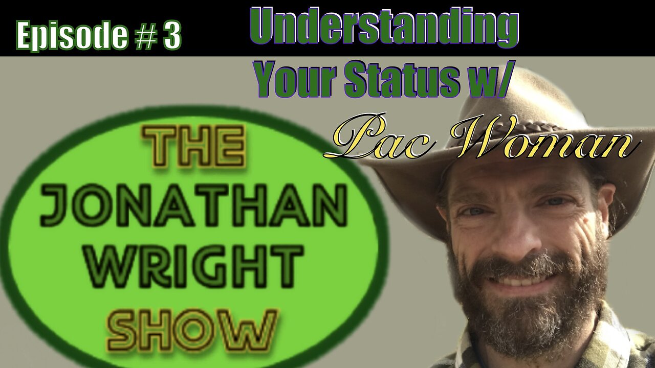 The Jonathan Wright Show - Episode #3 : Understanding your Status with Pac Woman