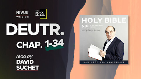 Sleep with God's Word: Read by Sir David Suchet | Deuteronomy with Black Screen Edition