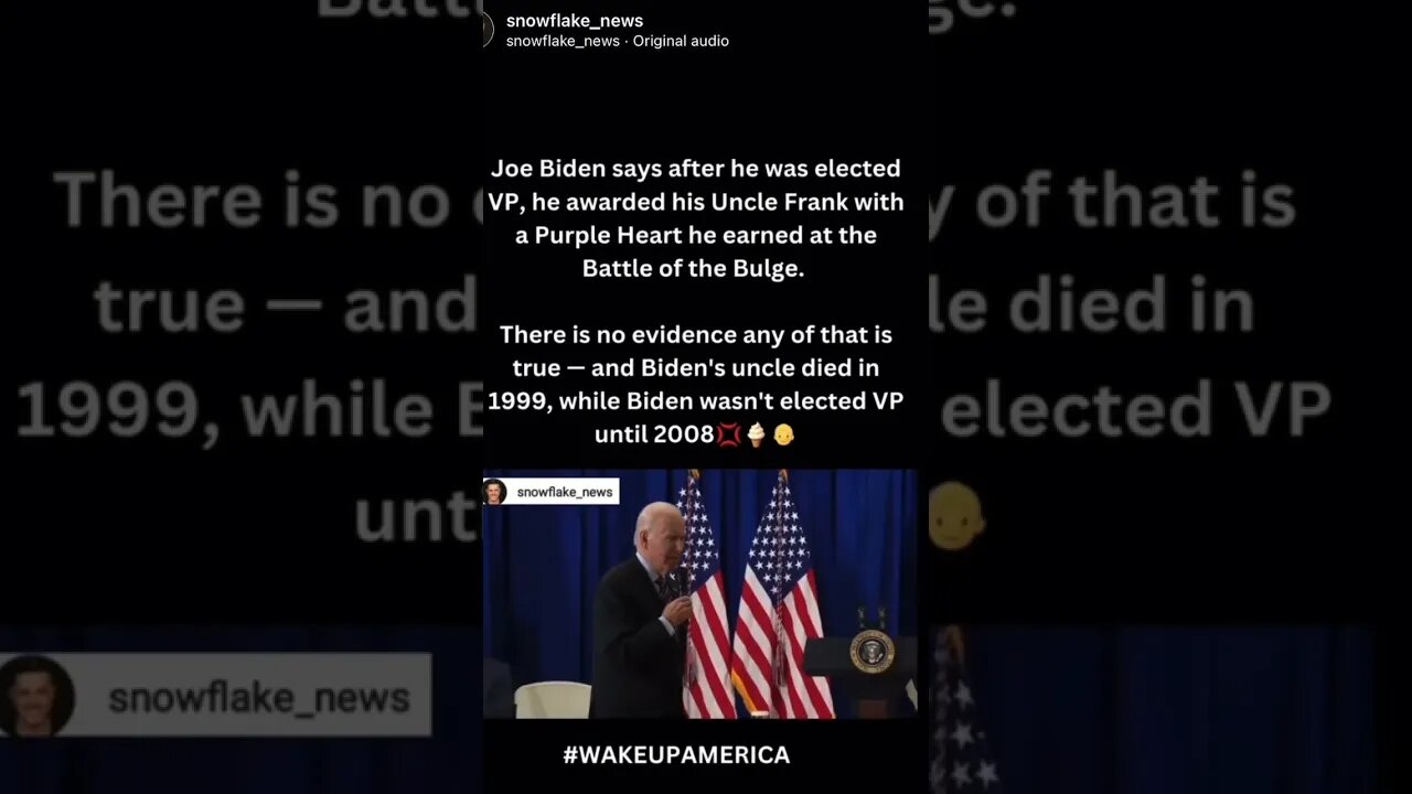 Literally Nothing #JoeBiden Says Here Is True. The #MSM Is TRASH. They Just Let Him Make Up Stories